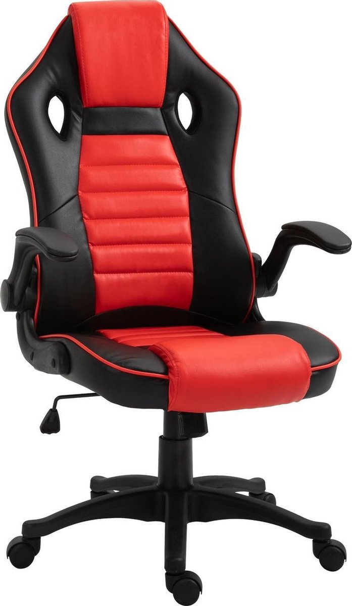 Game Stoel - Gaming stoel - Gaming chair - Racing style - Zwart/Rood