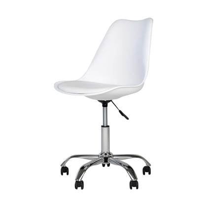 Essence Mieke bureaustoel wit met zitkussen