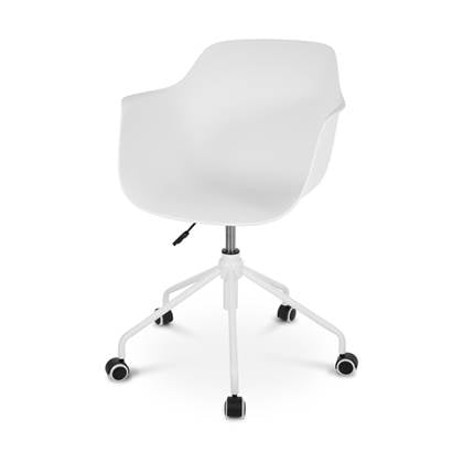 Nolon Nout-Puk bureaustoel wit - wit onderstel
