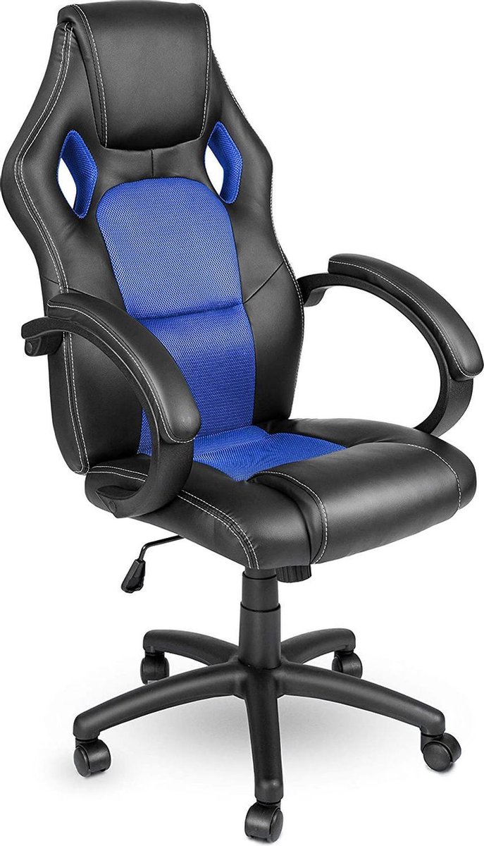 Sens Design Premium Gaming Chair - Game stoel - Bureaustoel - Blauw