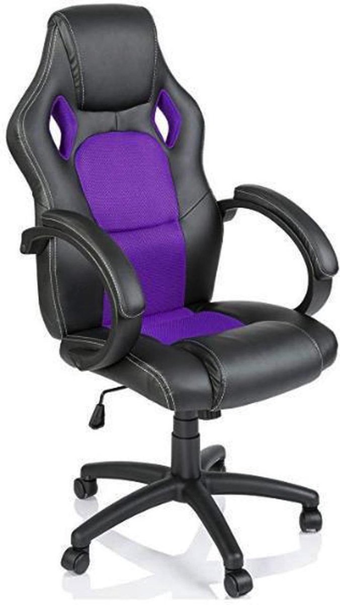 Sens Design Premium Gaming Chair - Game stoel - Bureaustoel - Paars