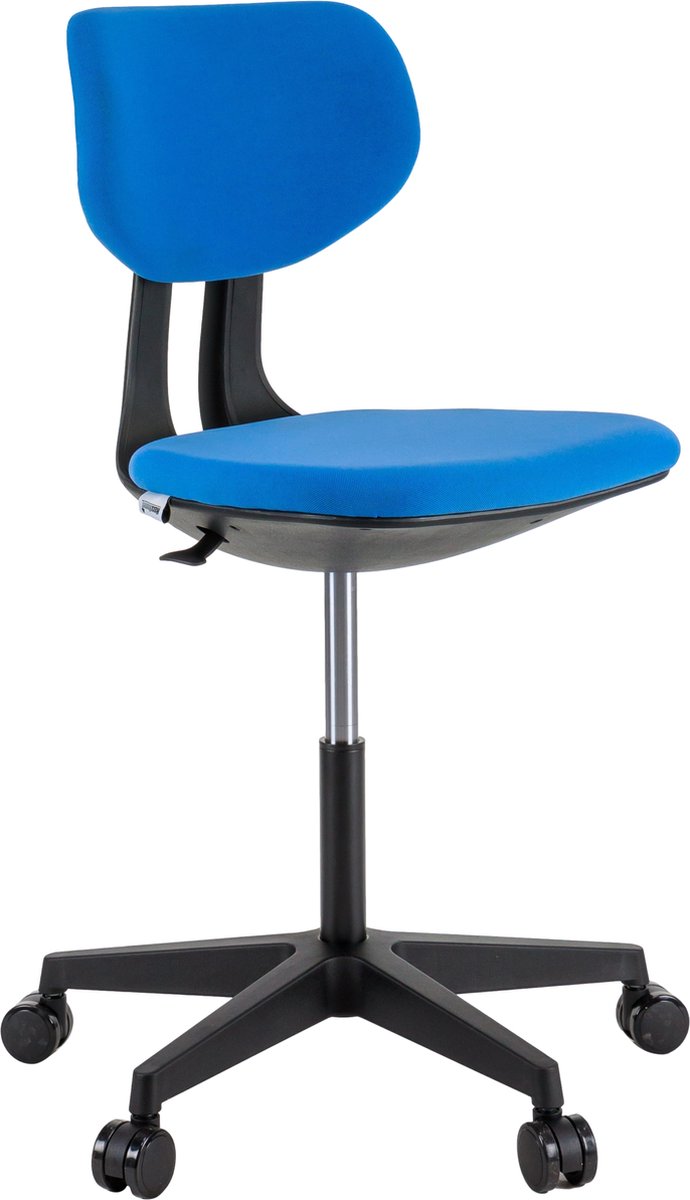 MaxxHome Bureaustoel - Ergonomische bureaustoel - Stoel High-end Laag - Bureaustoel kinderen en volwassenen - Blauw