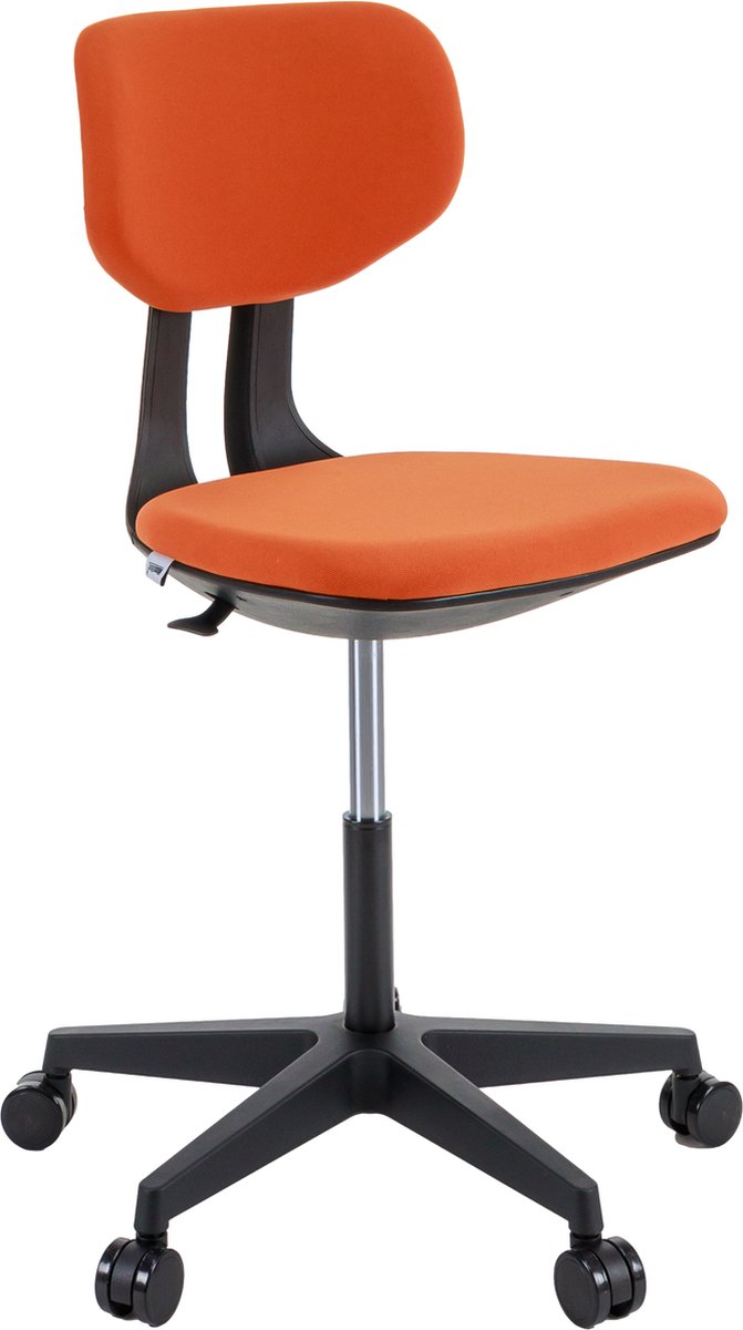 MaxxHome Bureaustoel - Ergonomische bureaustoel - Stoel High-end Laag - Bureaustoel kinderen en volwassenen - Oranje