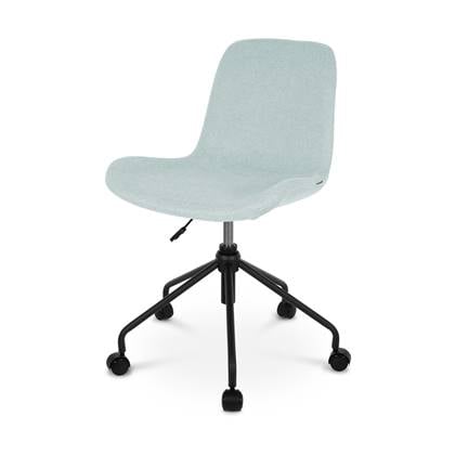 Nolon Nout-Fé bureaustoel lichtblauw - zwart onderstel - stof