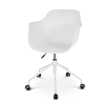 Nolon Nout-Puk bureaustoel wit - met armleuning - wit onderstel