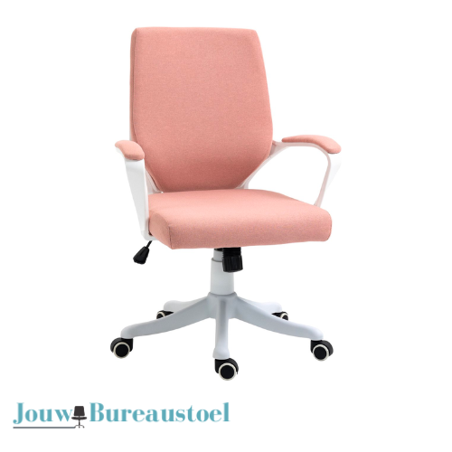 Vinscetto roze kantoorstoel