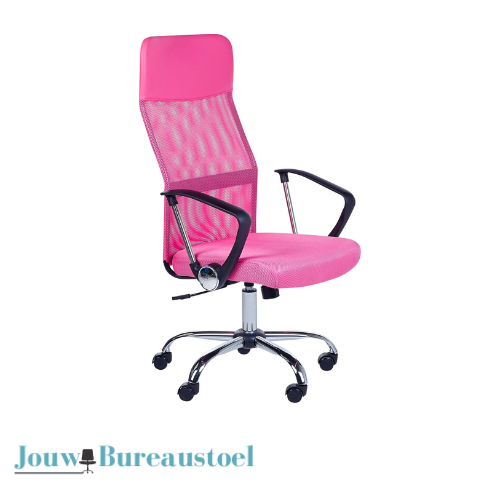 design bureaustoel roze