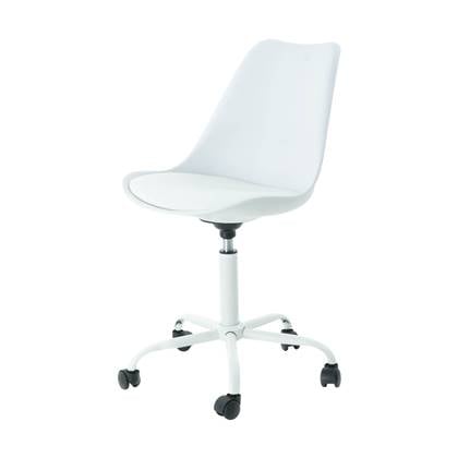 Essence Kontar bureaustoel wit - wit onderstel